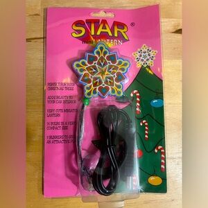 Mini Christmas ⭐️ Lantern Colorful Pattern Blinking Lights USB PLUG